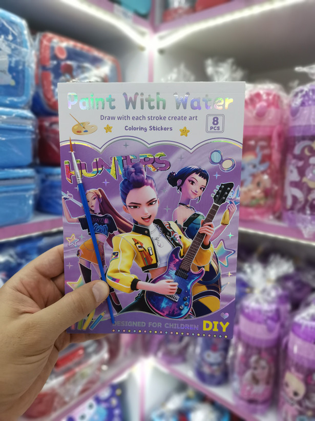 دفتر رنگ امیزی k-pop